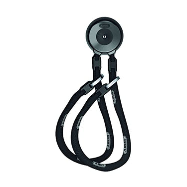 ABUS wall anchor WCH + 2 x chains ACH 9KS - for theft protection of bicycles and motorcycles in garages, basements or in front of the house - ABUS security level 13-110 cm long chains on sale